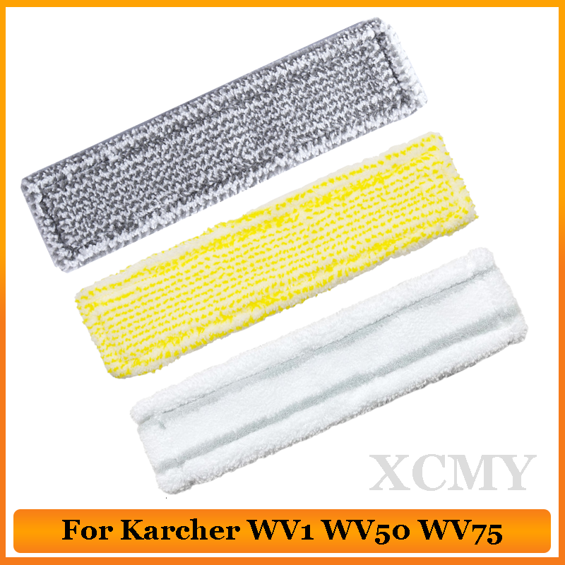 Voor Karcher Wv1 Wv50 Wv75 Wv2 Wv5 Mop Hoofd Vervanging Reserveonderdelen Microfibre Glazenwasser Machine Dweil Doeken Accessoires