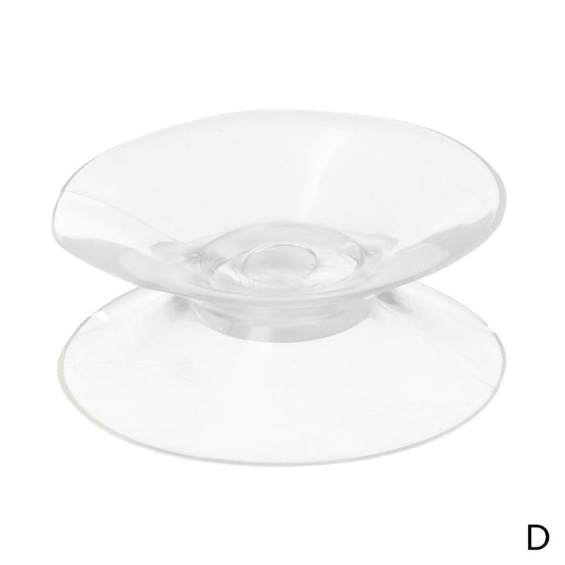 1pcs Double-sided Suction Cup 25/30/35/50mm Food Grade PVC Plastic Non-marking Round Suction Cup For Glass Sucker Pads: 50mm