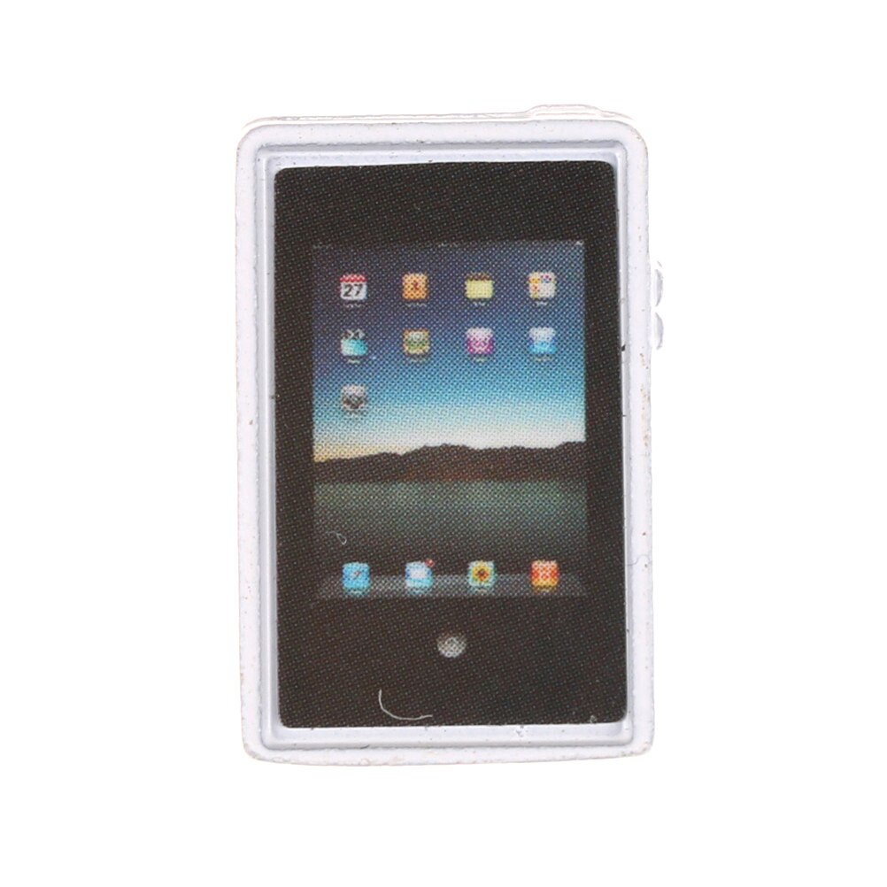 1PCS Sveglio di Simulazione Mini Computer Portatile Del Computer FAI DA TE 1:12 Miniatura casa delle bambole Della Lega di Modo Artigianato Decorazione Dollhouse Fai Da Te Giocattoli