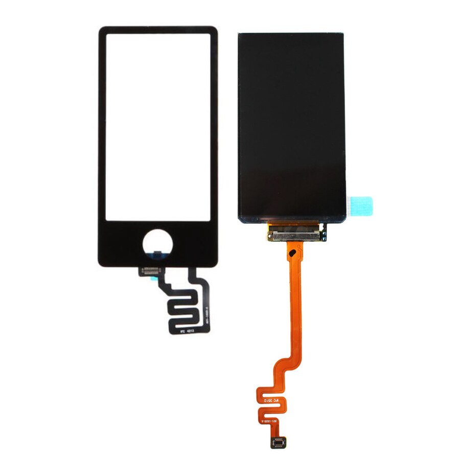 Pantalla LCD para Apple iPod Nano 7, Panel digitalizador de pantalla táctil 7 para iPod Nano 7, repuesto de cristal de Sensor de Panel táctil: LCD and Touch Black