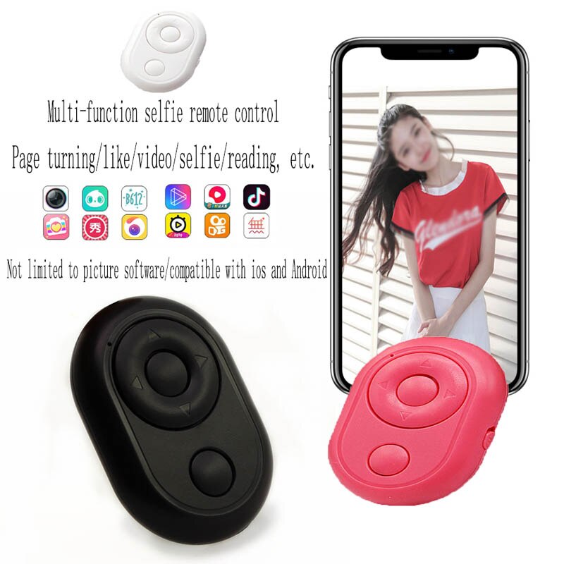 Mobiele Telefoon Bluetooth Selfie Afstandsbediening Draadloze Selfie Video-opname Afstandsbediening Voor Ios Android Sluiter Foto Selfie