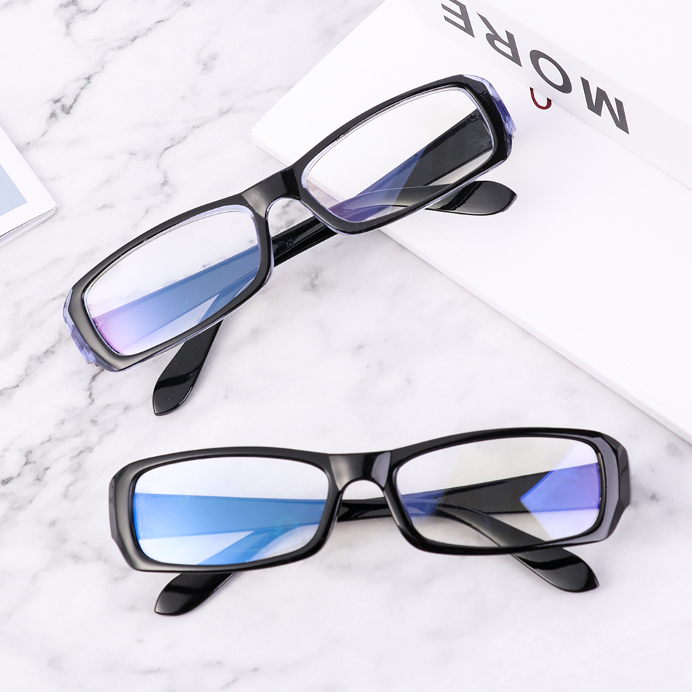 Mode Unisex Straling Bescherming Bril Computer Brillen Frame anti-vermoeidheid Bril Blauwe Film Uv Plain Spiegel