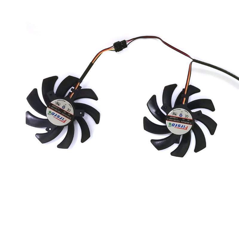 85Mm FD7010H12S FDC10H12S9-C 4Pin Gpu R9 390 Fan Voor Vervangen Xfx R9 390/X R9 280 270 Platina edition Oc Videokaart Fan