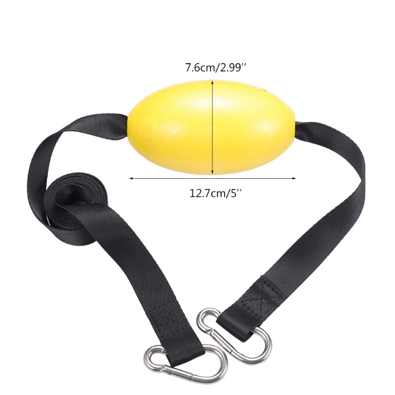 70'' Drift Sock Harness with Buoy Stainless Steel Carabiner Marine Rope Drift Control Harness for Canoe Kayak
