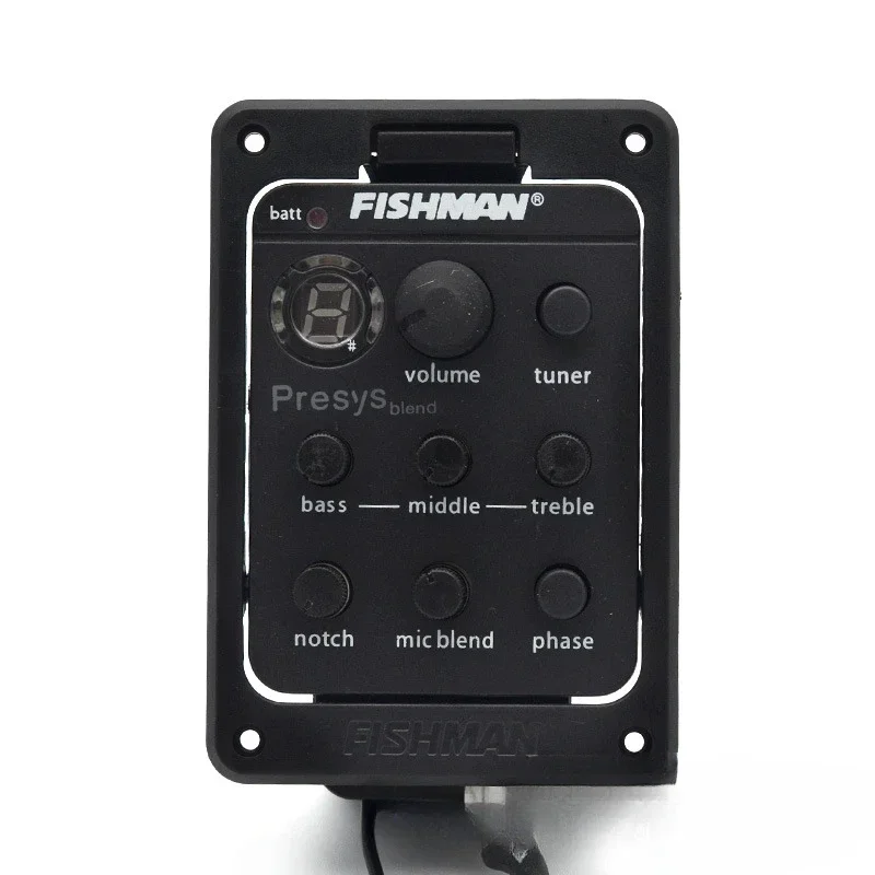 Pickup4-pastilla de guitarra acústica, sintonizador con Presys 301/201, mezcla de micrófono, preamplificador EQ, amplificador de guitarra, armazón 301/201: Rojo