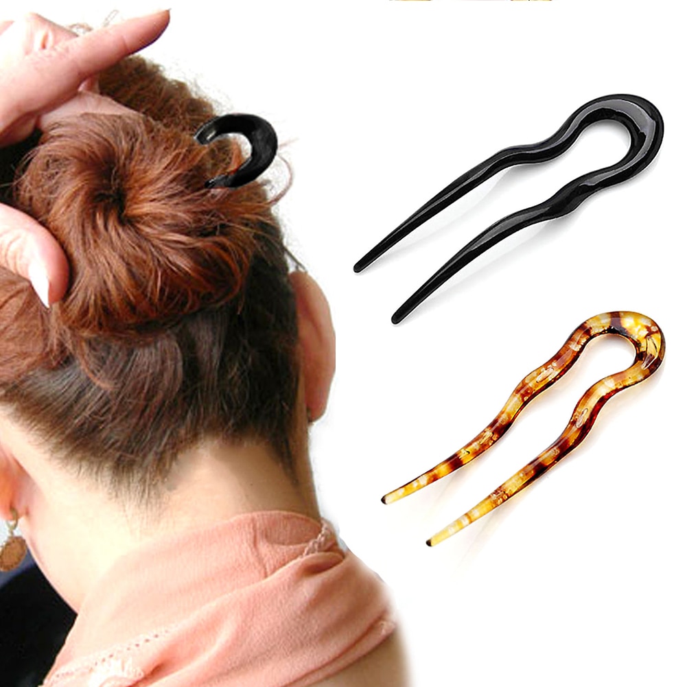 Women Hair Accessories Magic Bending Clip Hair Stick Plastic Hairpin Clips Pin Headwear Female Headwear