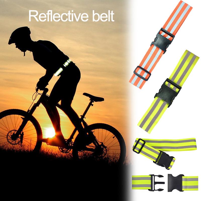Goede Draagbare Hoge Eelastic Reflecterende Riem Unisex Verlichte Riem Voor Nachtelijke Sport Houden Veiligheid Nuttig Apparatuur
