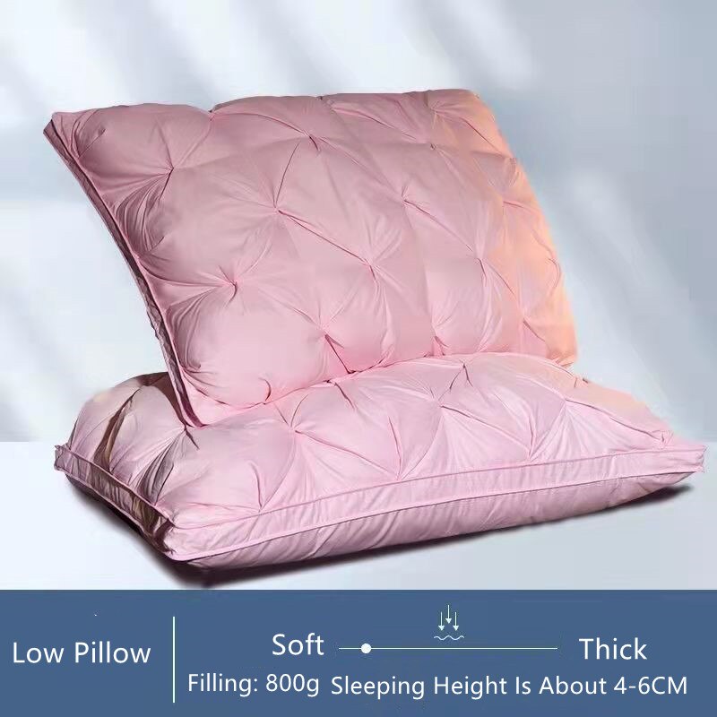 3D Bread Pillow 100% Cotton Soft White Down Feather Pillows For Sleeping Neck Protection Bedding Pillows: Style 4