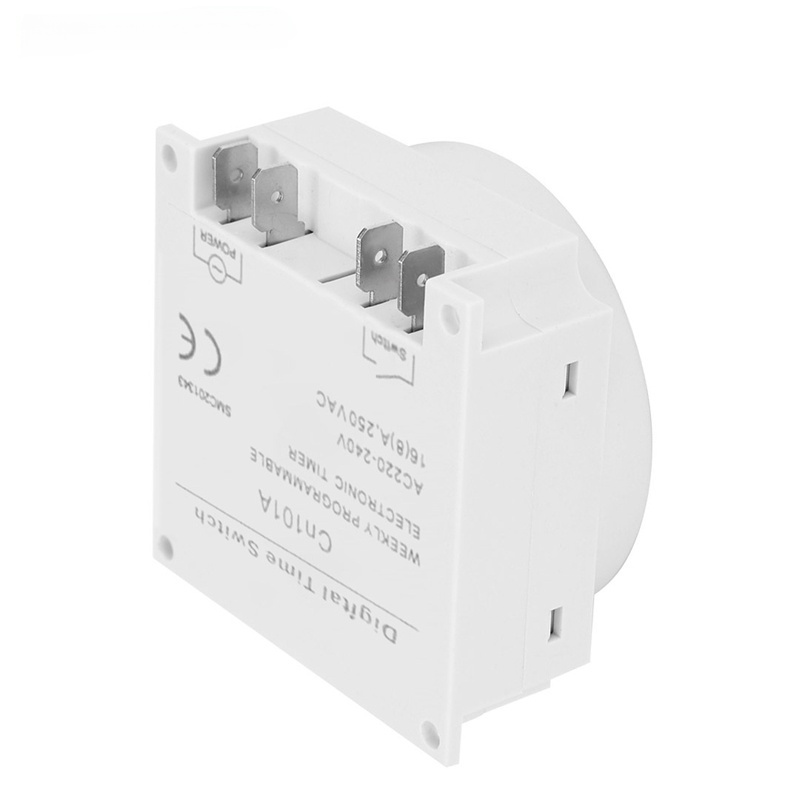 GTHURCS 220V 110V 24V 12V CN101A minuterie interrupteur numérique LCD minuterie de puissance Programmable minuterie relais 16A CN101