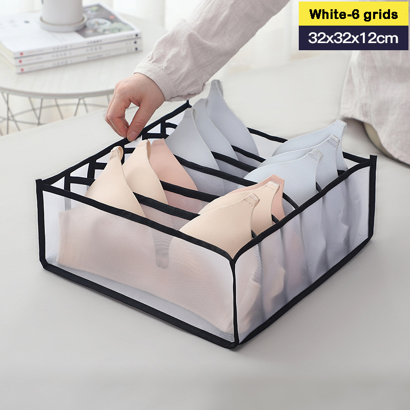 Closet storage box folding underwear storage box partition drawer storage box jeans wardrobe storage box clothes