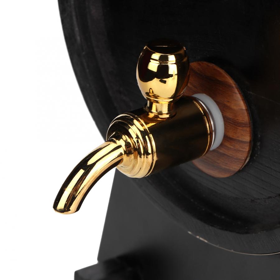 3L Houten Vat Vintage Eiken Bier Brouwen Gereedschap Tap Dispenser Voor Rum Pot Whisky Wijn Mini Vaatje Bar Home Brew biervat
