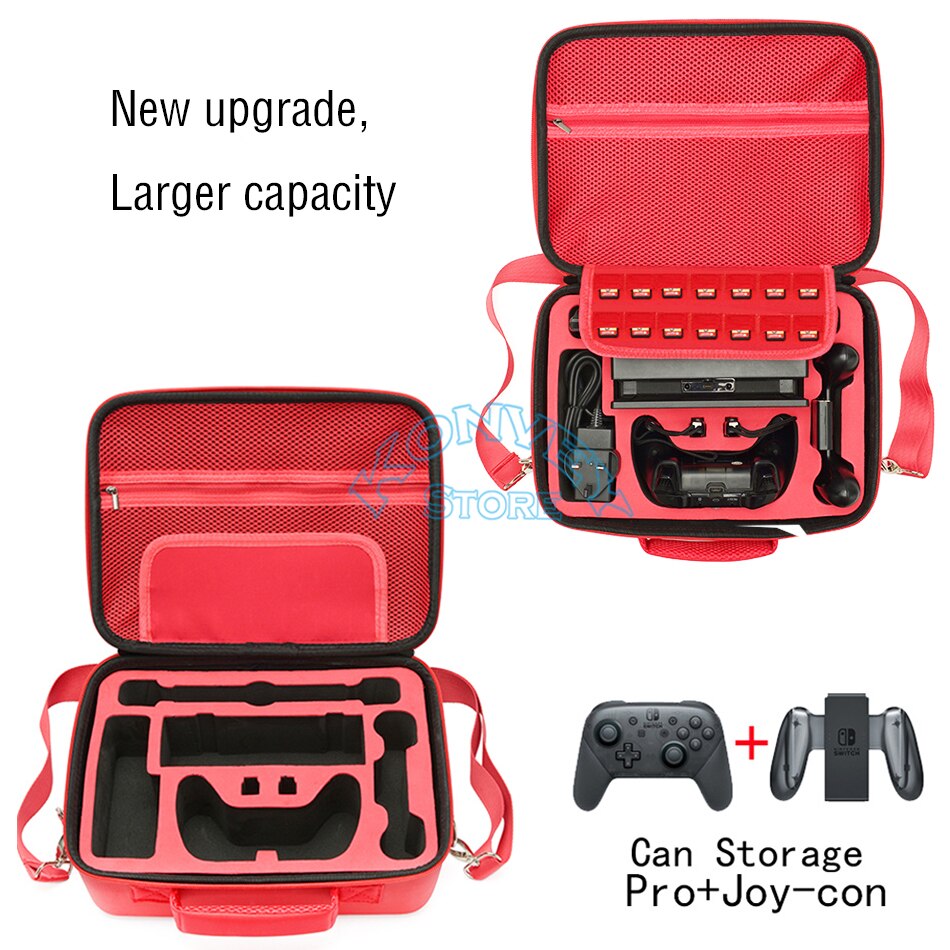 Bolsa de almacenamiento protectora colorida para Nintendo Switch, accesorios para juegos,