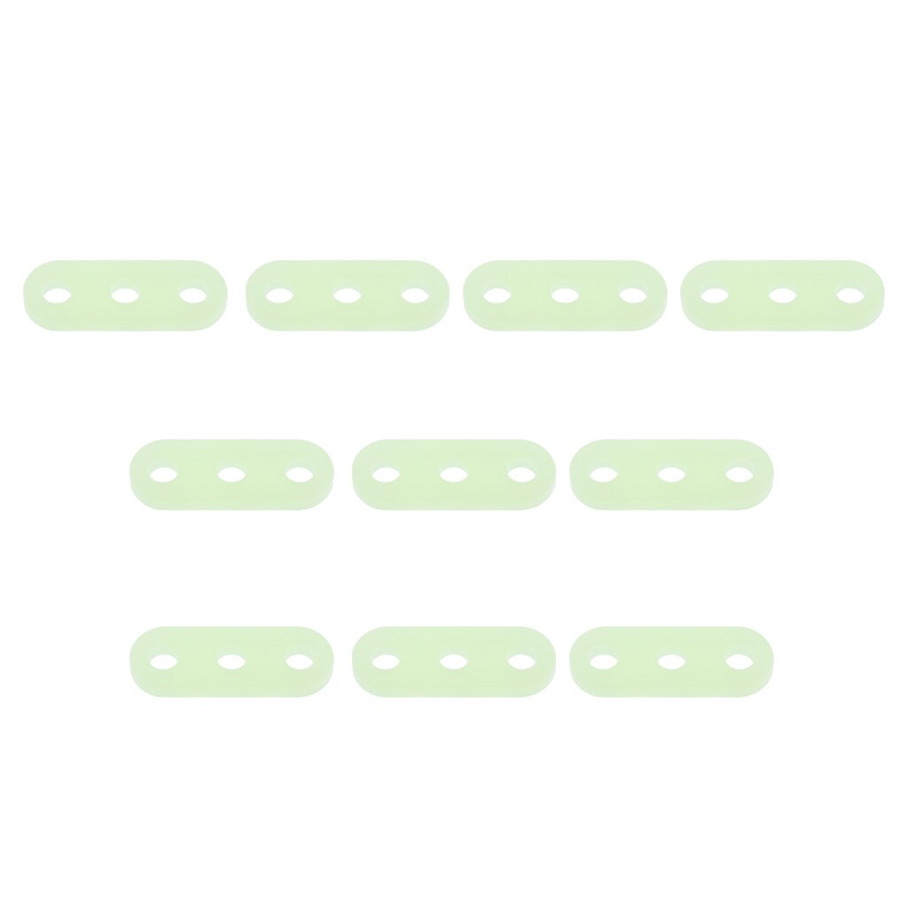 10Pc Glow In Dark Kunststoff Zelt Schloss Seil Verschluss Teller Abspann Spanner