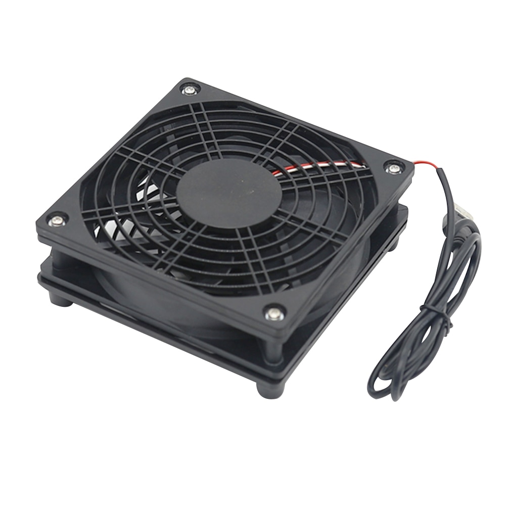 Portable Electronic Equipment DIY Cooling Fan PC Cooler 120mm Big Airflow For Router TV Box 5v USB Power Universal Home Office