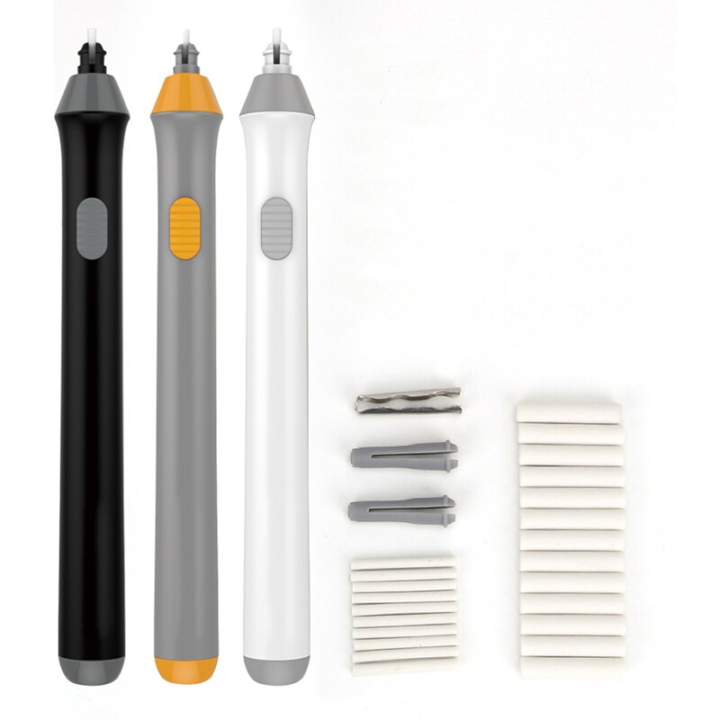 Verstelbare Auto Gum Pen Met 5Mm 2.3Mm Gum Vullingen Batterij Operated Schilderen Accessoire Briefpapier