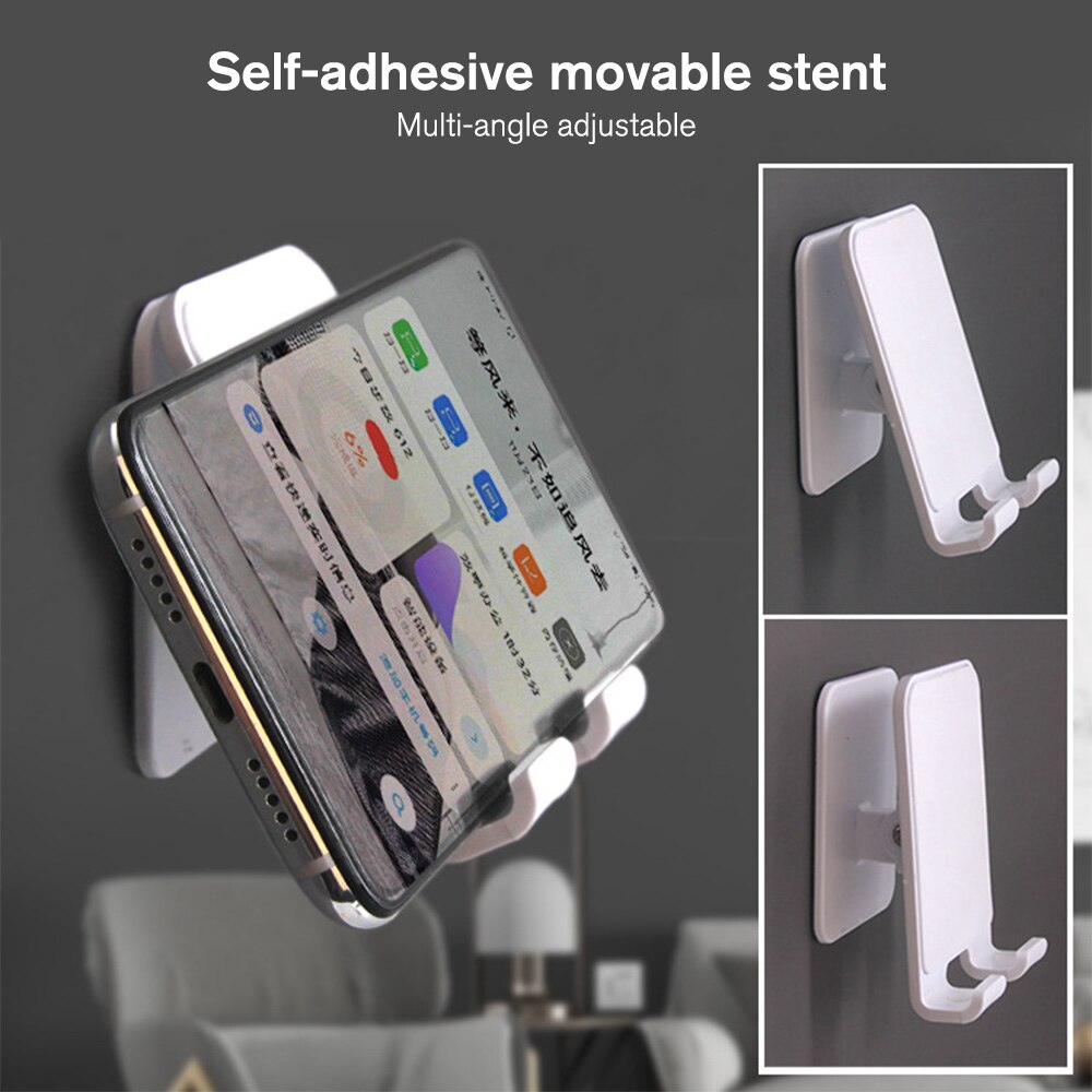 Universele Smartphone Muur Houder Opladen Doos Beugel Standhouder Plank Mount Ondersteuning Voor Mobiele Telefoon Tablet 87 Bestellingen