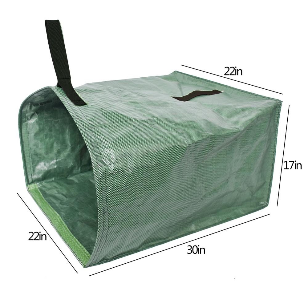 53 gallonen Garten Laub Tasche Hof Kehrschaufel Für Sammeln Blätter Garten Müll Tasche Mit Handlauf Hof Abfall Tasche