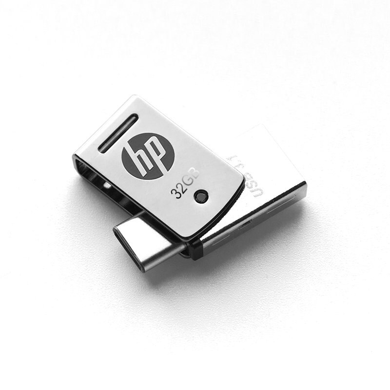 HP X5000M Metal OTG Type-C USB 3.1 Dual Use High Speed USB Flash Drive for SmartPhone/Tablet 64GB 128GB 256GB Pen drive High