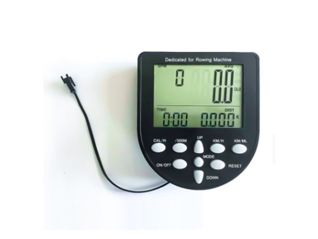 rowing machine display, rowing machine timer, fitness equipment electronic watch