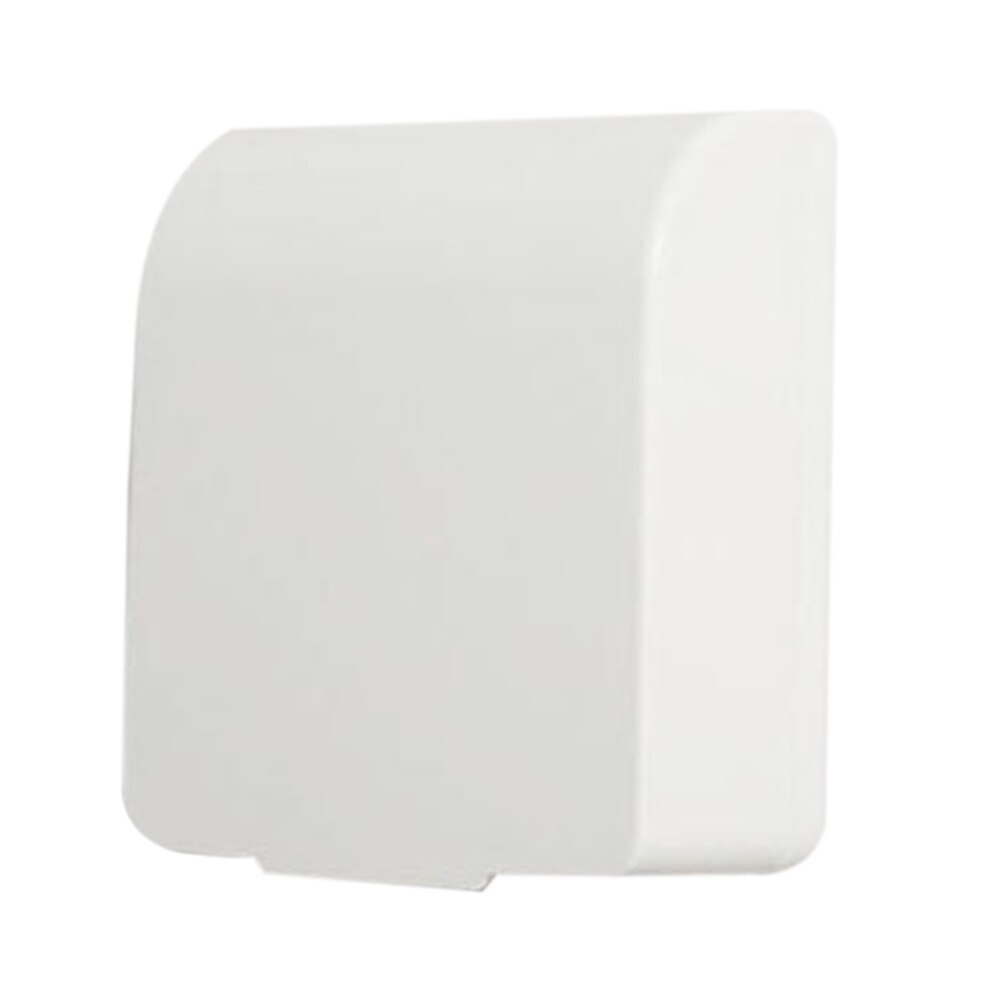 Funda protectora para enchufe de pared, caja Rectangular, resistente al agua, para el hogar: White-Short