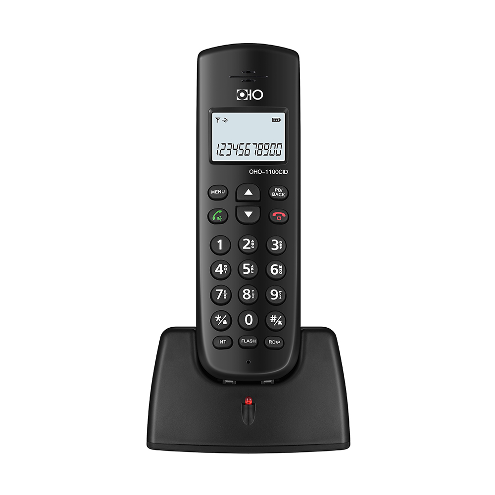 16 Language Digital Cordless Fixed Telephone With Call ID Handsfree Mute LED Screen Wireless Phone For Home Office