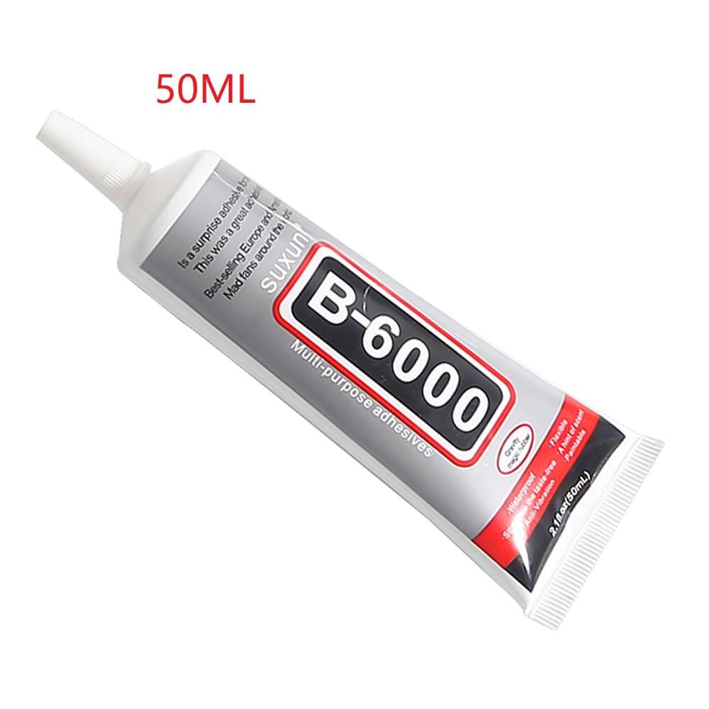 B6000 Super Lijm Voor Glas Metaal Plastics Rubber Leer Lijm Hotfix Diy Sieraden Maken Multifunctionele Reparatie Lijm: 50ml