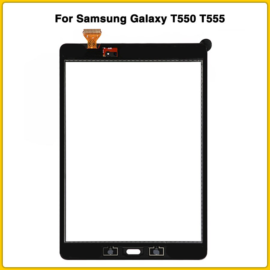 T550 lcd pekskärm för samsung galaxy 9.7 "sm -t550 t550 t555 t551 lcd display + pekskärms digitizer sensor framglas