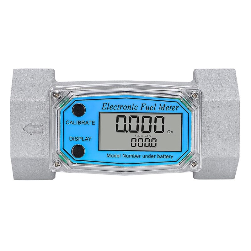 10.6-74 Gpm/40-280 Lpm Turbine Flow Meter Elektronische Digitale Flowmeter Liquid Water Meter Fuel Meter gas Sterven Sel Brandstof