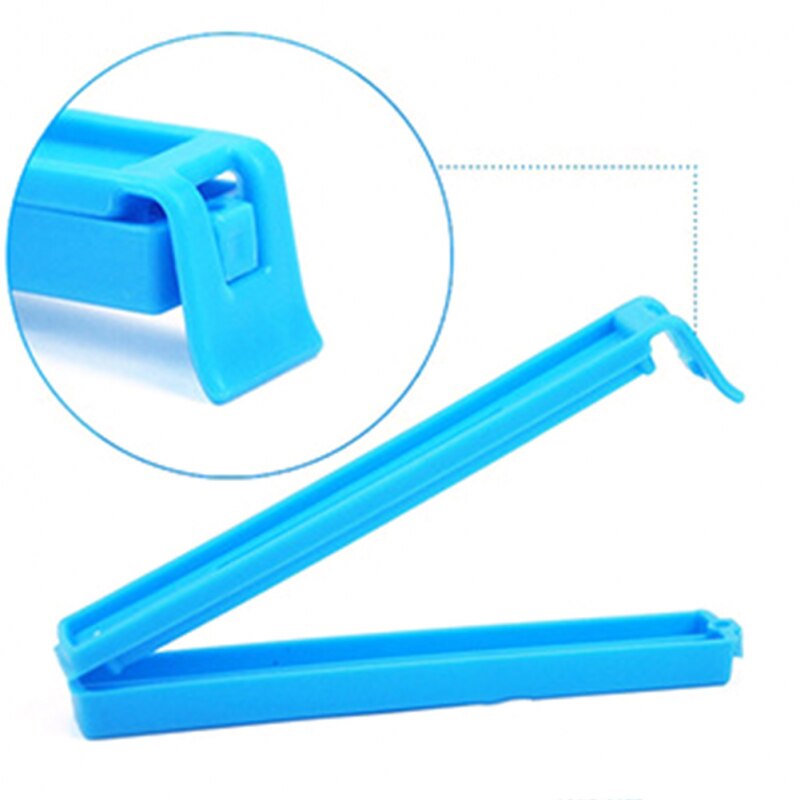 10Pcs Seal Clips Food Snack Bag Sealing Clamp Kitchen Portable Plastic Bag Storage Sealer Clips