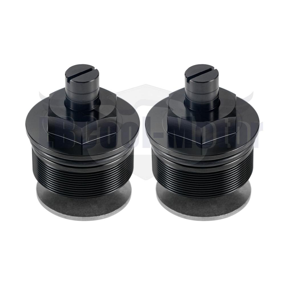 Preload Vork Cap Voor Kawasaki ER650 ER-6N 2006 EX650 Ninja650 ER6F 2006 2007 41mm Hexagon Passen Vork Bout: Black