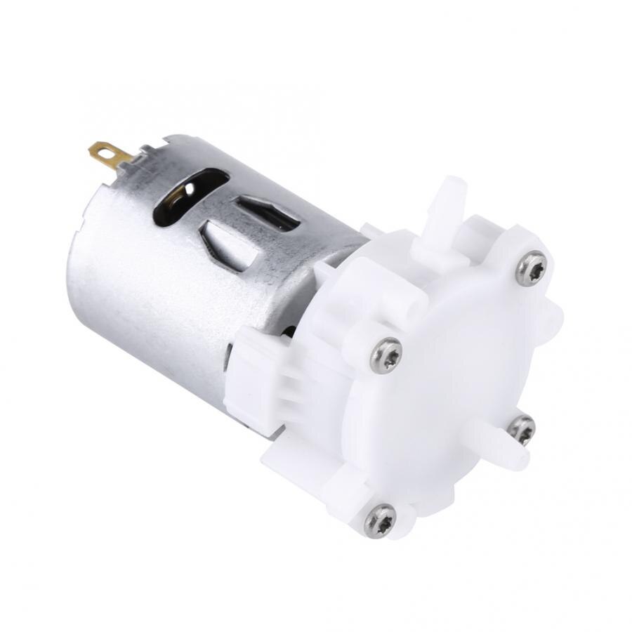 DC 3-12V Mini Self-priming Gear Pump 4mm Diameter Aquarium Water Pumping Tool with RS-360SH Motor Pump