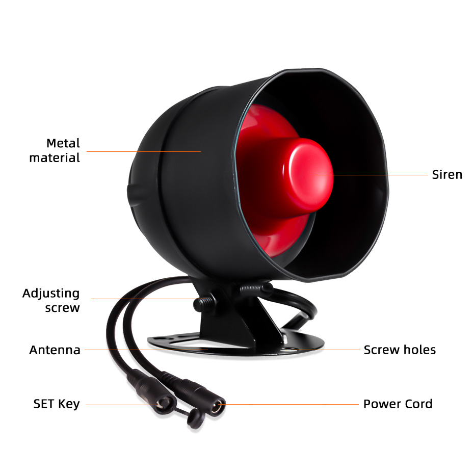 KERUI Tuya WIFI inteligente sistema de alarma de seguridad inalámbrico sirena hogar antirrobo Sensor de puerta de movimiento Compatible con Google Home Alexa 433Mhz