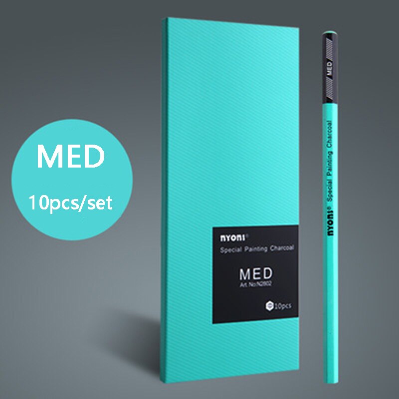 12pcs Sketching Charcoal Pencil Drawing Carbon Pencil Set Soft /Medium/Hard Charcoal Pencils Art Supplies: 9