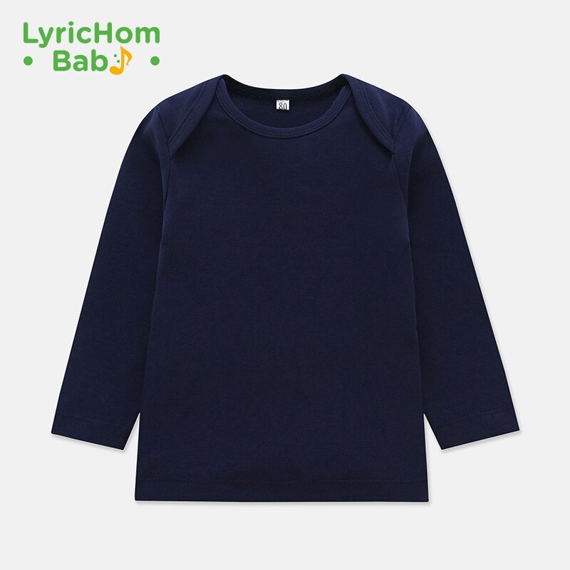 Lyrichom Baby Kids Shirts T-shirt Voor Kinderen Zachte Katoenen Baby Jongens Sweatshirts Lente Lange Mouwen Tops Jongens Meisjes Shirts: T-Shirt 3 / 80CM