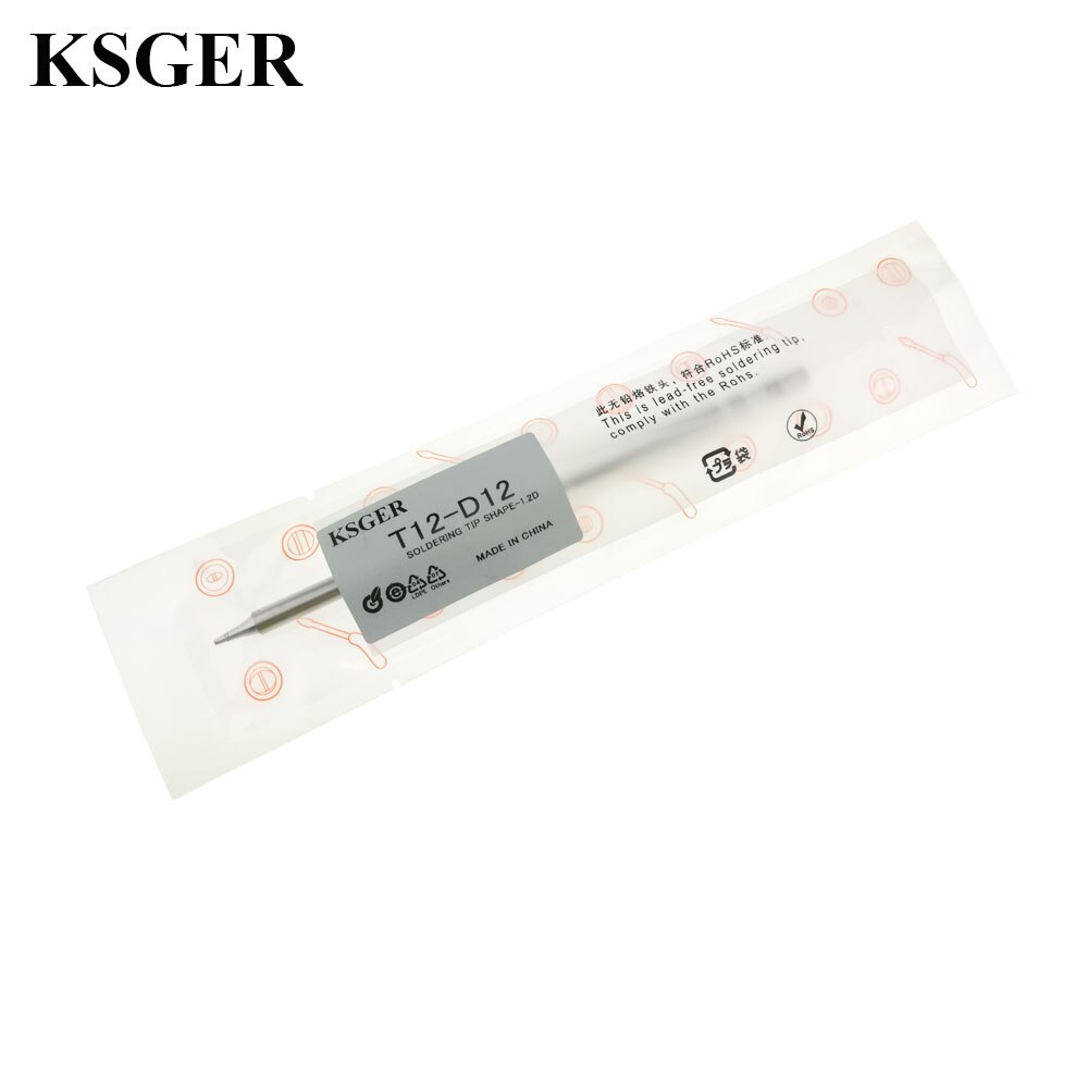 KSGER T12-D12 seria elektroniczne żelazne końcówki robić lutowania 220v 70W narzędzia spawalnicze robić FX-951 FX952 lutownica stacja lutownicza uchwyt lutowniczy