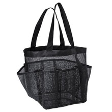 Portable Mesh Shower Caddy Quick Dry Shower Tote Hanging Bath & Toiletry Organizer Bag 9 Storage Pockets Double Handles Coll