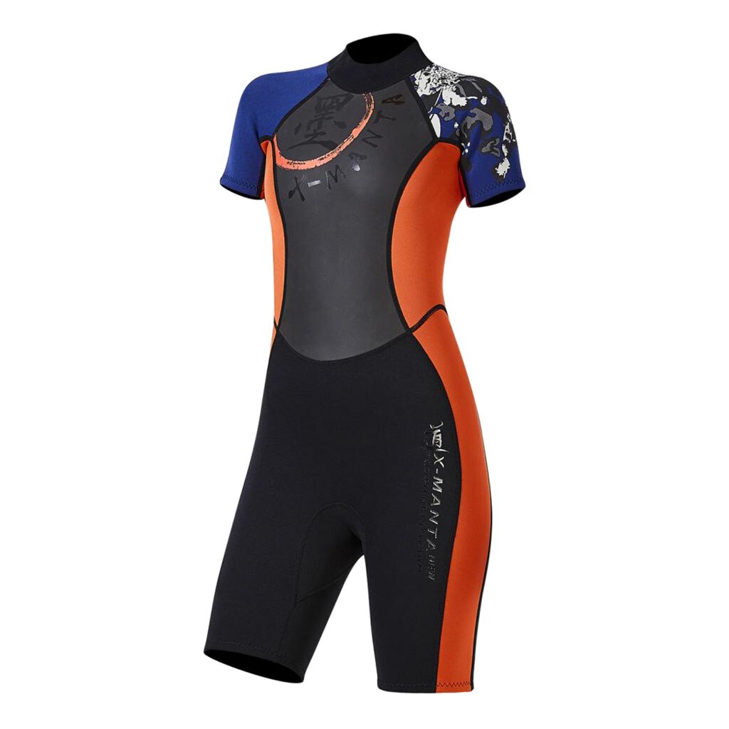 Diving Wetsuit 3mm Neoprene Jumpsuit Shorty Shorts Ladies Swimwear