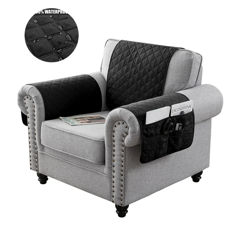 1impostato diviso Sedia reclinabile Bracciolo Copertura Antiscivolo Cani animale domestico Divano Bracciolo Asciugamano Poltrona Schienale Divano Coperture per Soggiorno