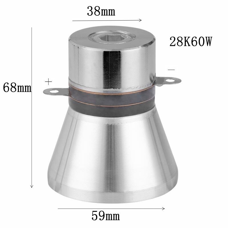 low frequency ultrasonic transducer 28khz 60W ultrasonic cleaning transducer for Industrial and Household Ultrasonic Cleaning