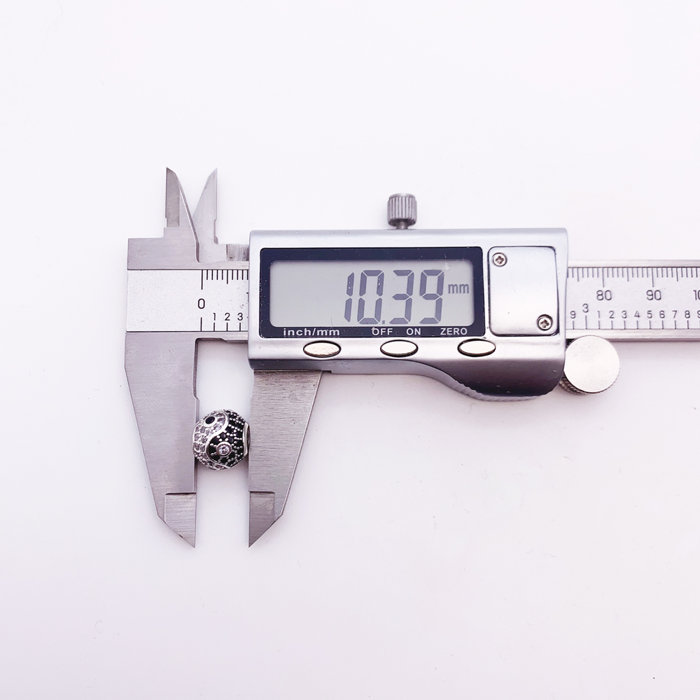 Kralen Yin Yang Pave Micro Pave Ball Charm Bead Voor Vrouwen Diy Fijne Sieraden Maken Mannen Zilveren Sterling Europa kraal