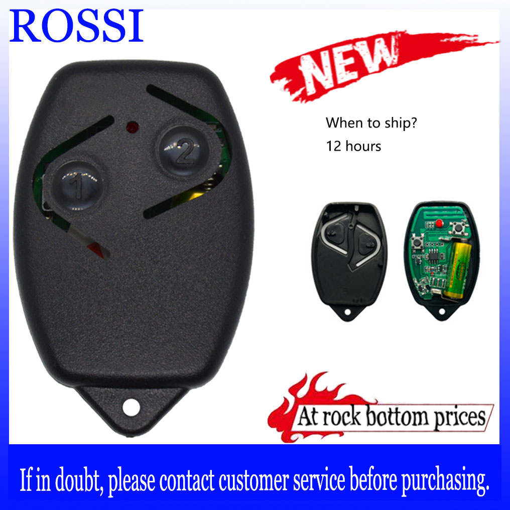ROSSI Garage Remote Control 433.92MHz Rolling Code ROSSI Electric Gate for Remote Control 433MHz Garage Door Opener Command