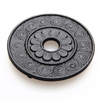 XMT-HOME Cast iron teapot trivets handmade insulation tea tray tea pot base vintage Japanese iron teapots tray 1pc: sunflower