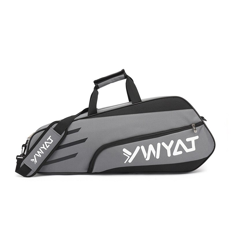 Squash Badminton Racket Tennis Tas Grote Lichtgewicht Waterdichte Rugzak Schoudertas 3 Tennis Rackets Outdoor Training -40: Light Grey