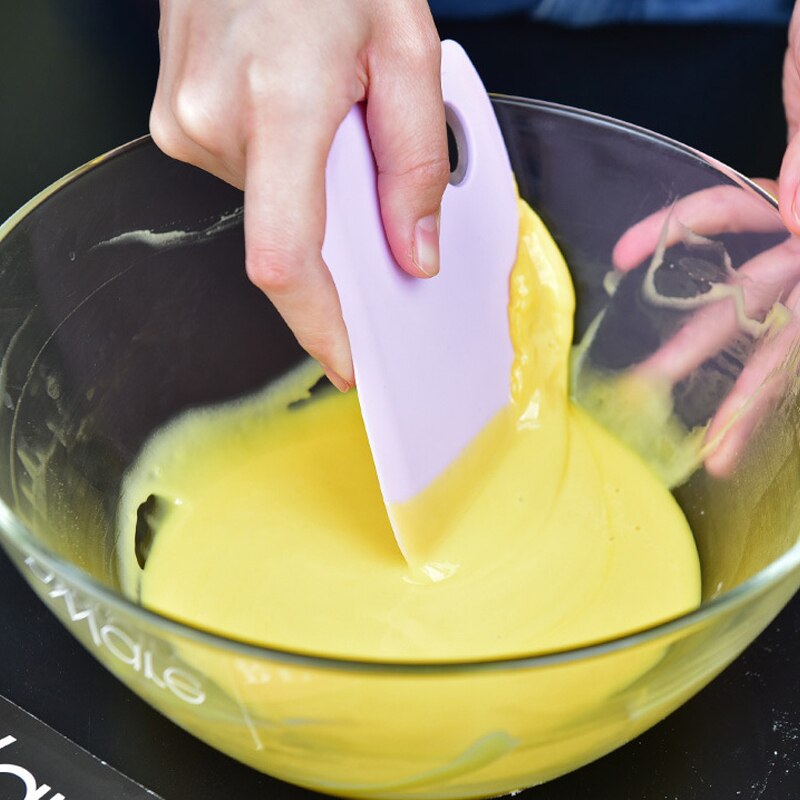 Nicht-Stock multi-funktionale silikon schaber kuchen teig kuchen schaber platte Creme backen werkzeug