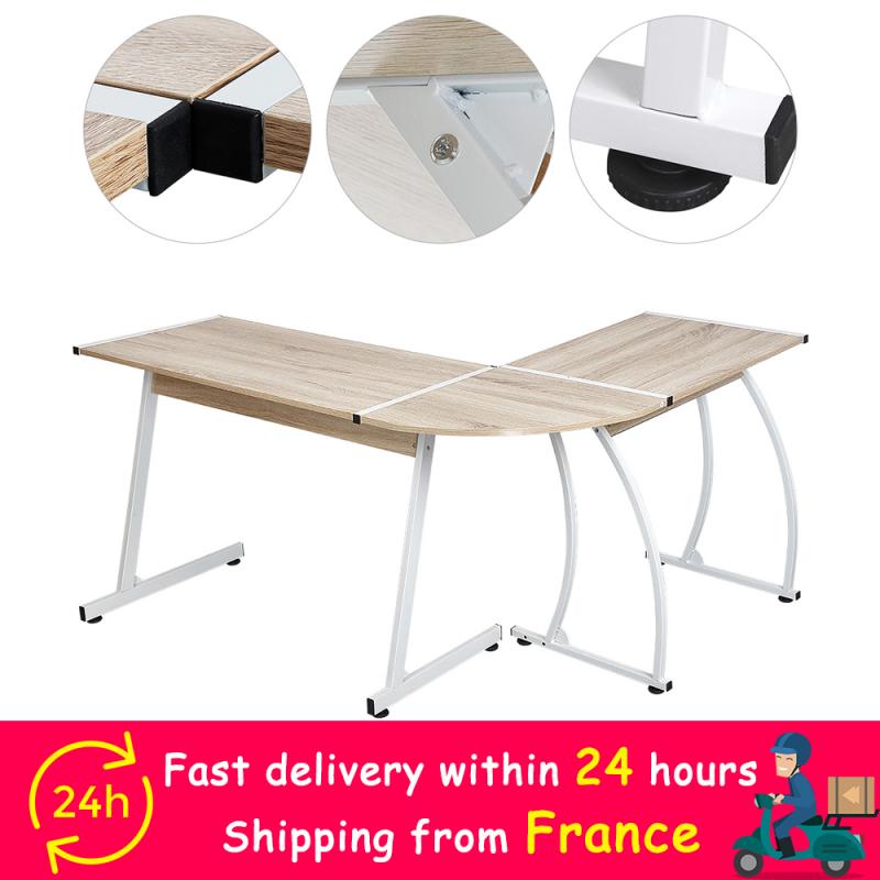 Bureaux fonctionnels en forme de L bureau coin grand ordinateur portable étude Table de jeu poste de travail maison bureau meubles coin bureau HWC