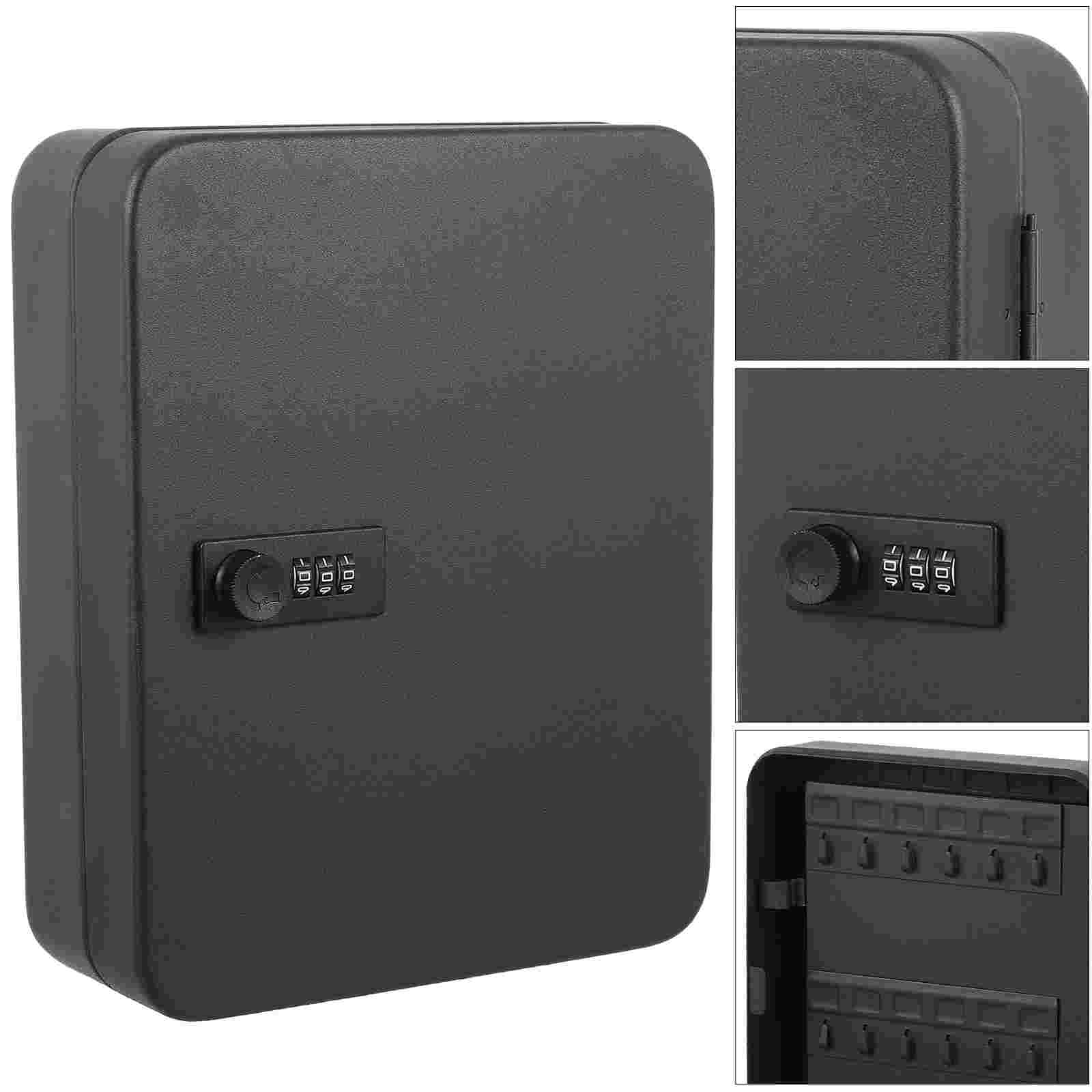 1 Set Key Management Box Key Cabinet Wall-mounted Key 48 Slots Code Box