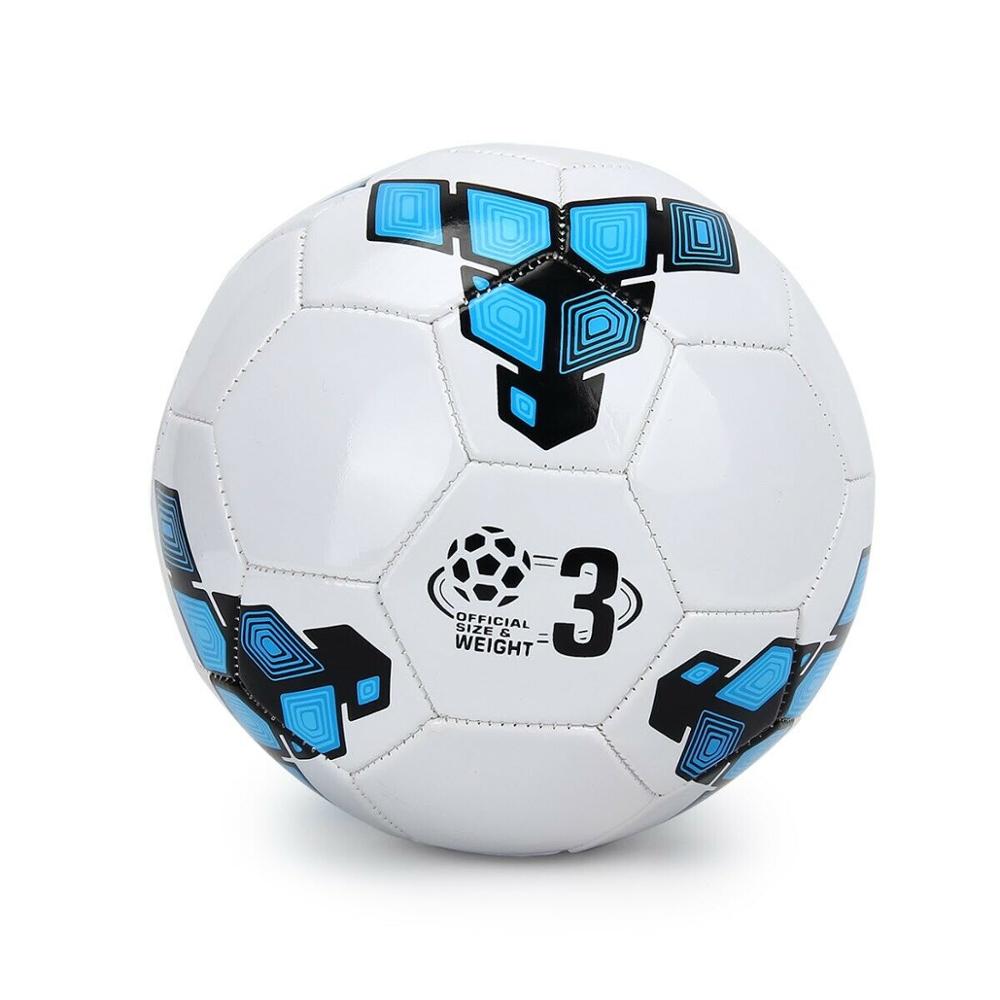 1 PC Children Soccer Balls Soccer Ball Football Amateur Training Football Size 3 Machine Front Football: White
