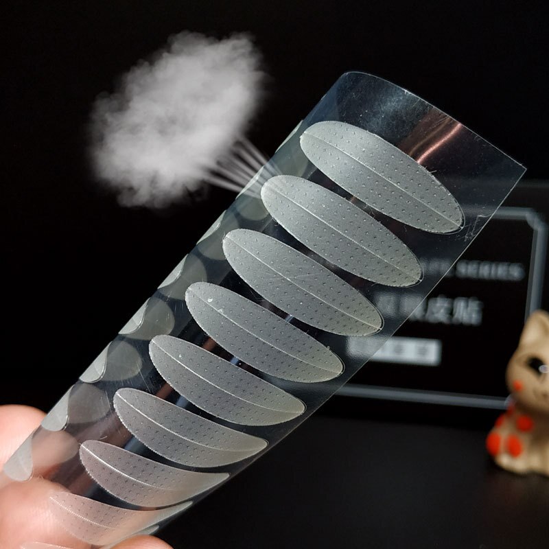 1 Vel Grote Ogen Make Up Ooglid Sticker Dubbele Vouw Zelfklevende Ooglid Tape Stickers S/L Make Clear beige Onzichtbare Tool L2: transparent  L