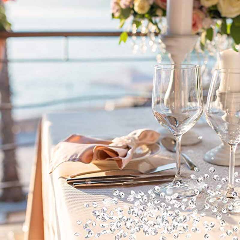 2000 stks Diamond Tabel Scatter Confetti Middelpunt wedding Bridal Shower verjaardag Anniversary bachelorette vrijgezellenfeest Decoratie