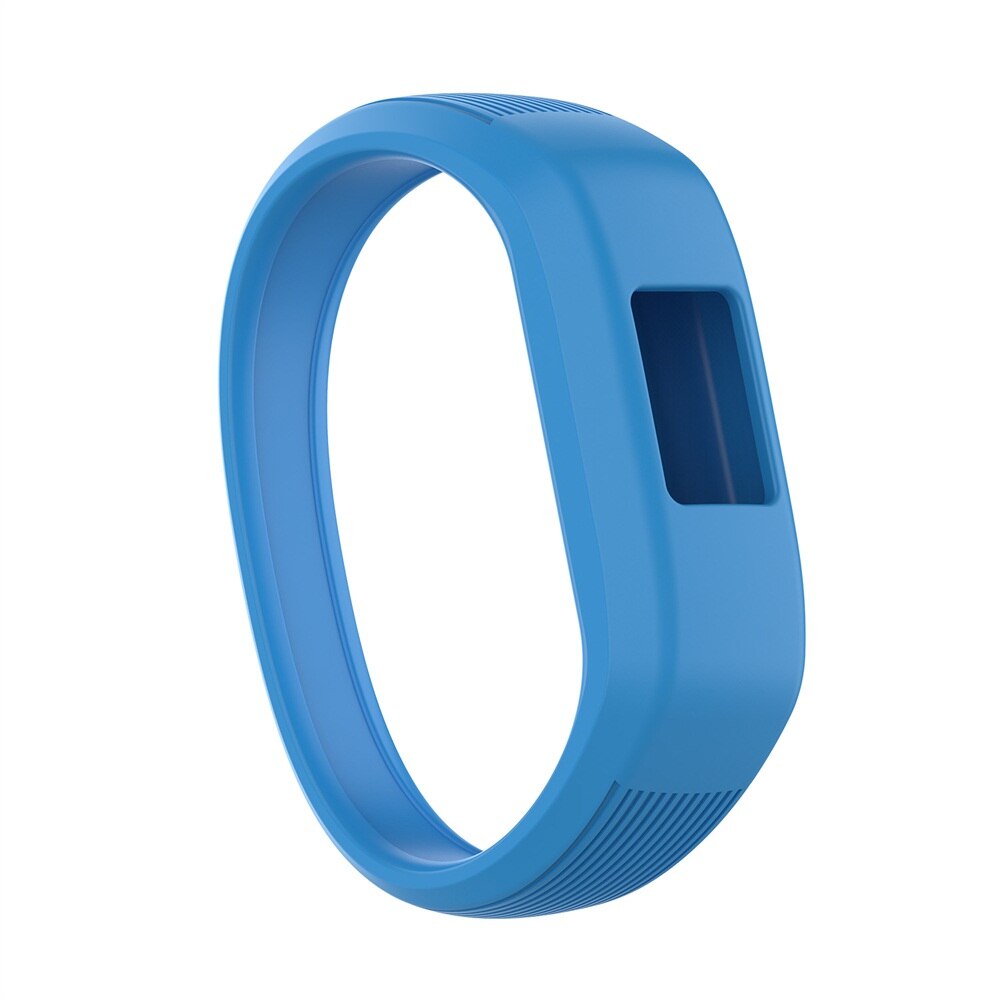 Miękki silikonowy zegarek zespół dzieci pasek na rękę bransoletka dla Garmin Vivofit JR 2/Vivofit 3 wymiana opaski na nadgarstek zespół: blue / S